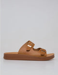 ST. YVES SANDAL SLIPPER DOUBLE BUCKLE FQ10 WANITA