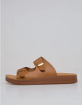 ST. YVES SANDAL SLIPPER DOUBLE BUCKLE FQ10 WANITA