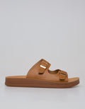 St Yves Slipper Sandals Double Buckle