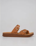 St. Yves Double Buckle Sandal Flip Flops Fq12 Wanita