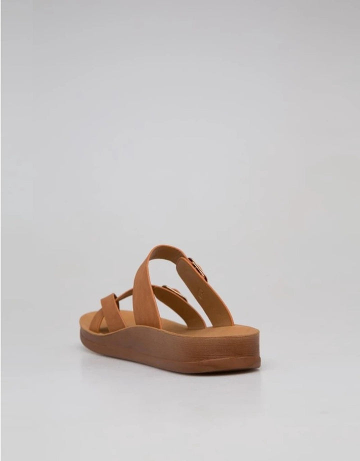 ST. YVES SANDAL FLIP FLOP DOUBLE BUCKLE FQ12 WANITA