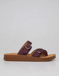 St. Yves Double Buckle Sandal Flip Flops Fq12 Wanita