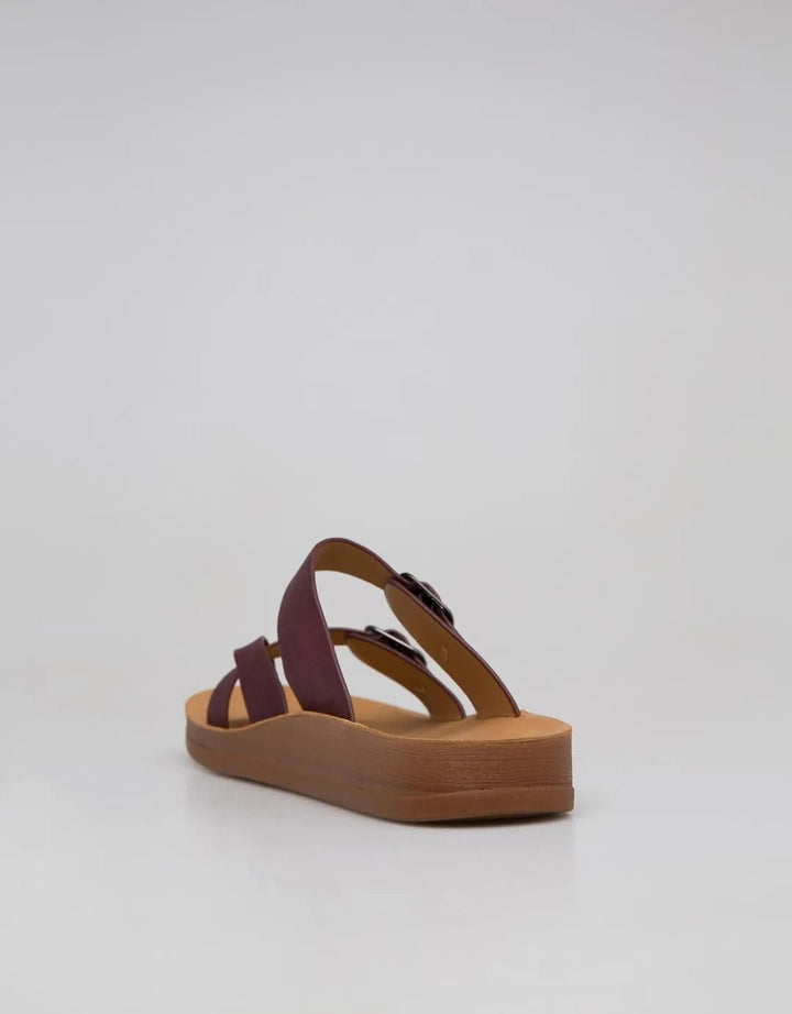 ST. YVES SANDAL FLIP FLOP DOUBLE BUCKLE FQ12 WANITA