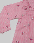 Little M Unicorn Salur Blouse Anak Perempuan