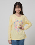 Nevada Flower Statement Kaos Anak Perempuan