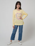 Nevada Flower Statement Kaos Anak Perempuan