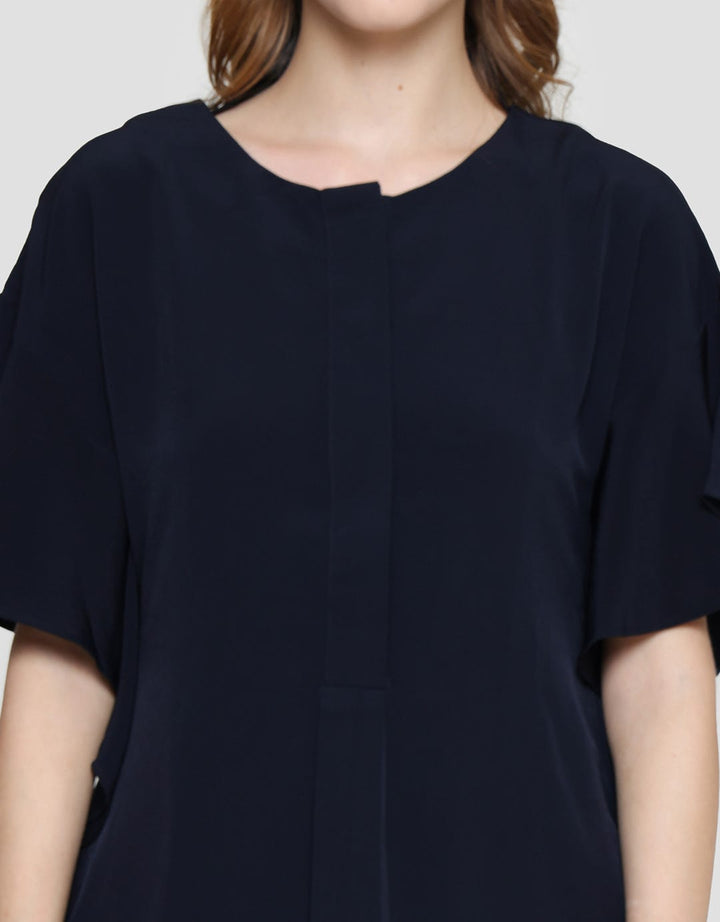 Cardinal Femme Flare Sleeve Blouse Wanita