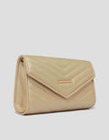 Connexion Petunia2 Chain Quilted Clutch for Women