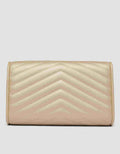 Connexion Petunia2 Chain Quilted Clutch for Women