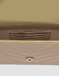 Connexion Petunia2 Chain Quilted Clutch for Women