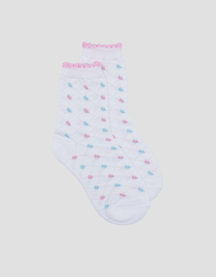 Kidz Too Diamond Text Kaus Kaki Anak Perempuan