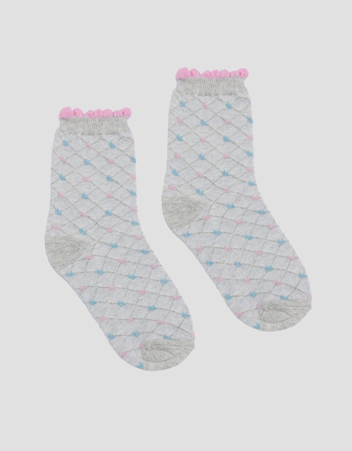 Kidz Too Textured Diamond Kaus Kaki Anak Perempuan