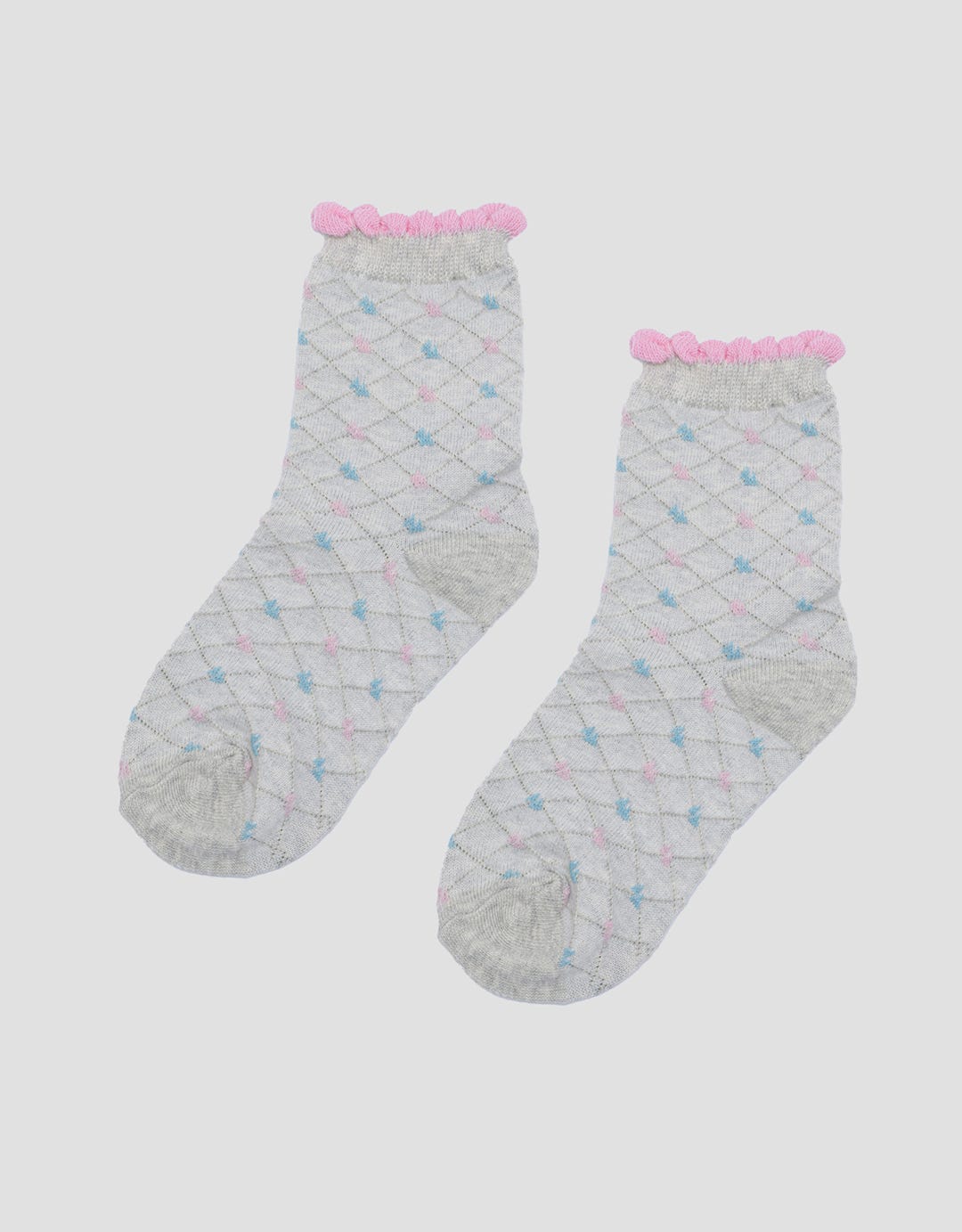 Kidz Too Textured Diamond Girls Socks