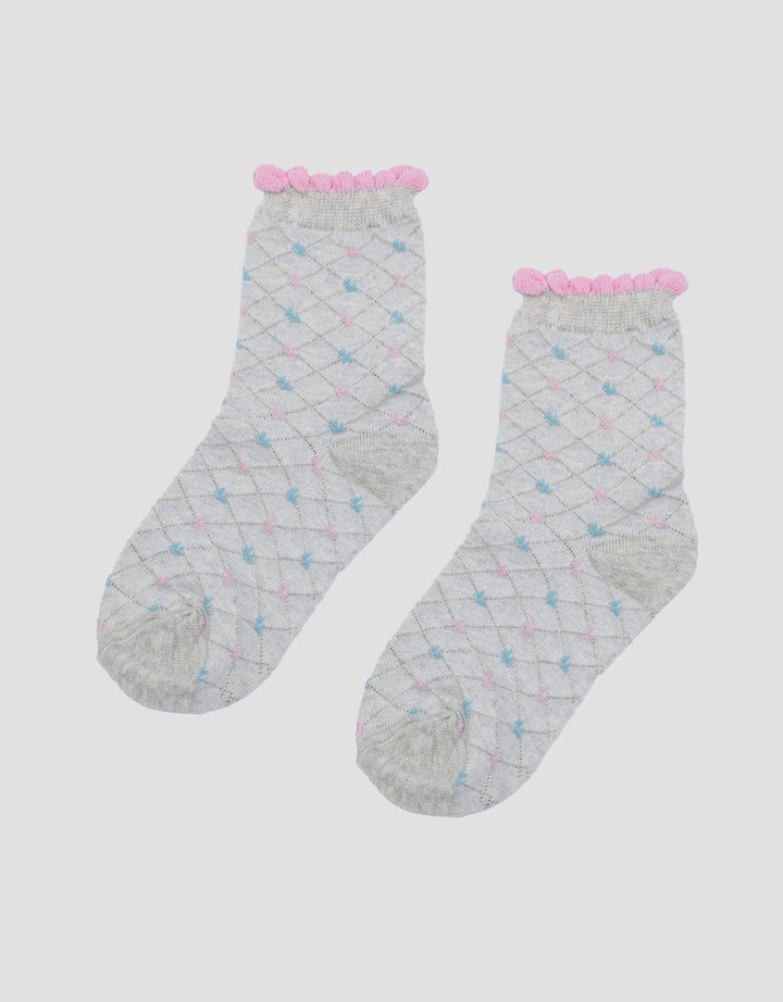 Kidz Too Textured Diamond Kaus Kaki Anak Perempuan
