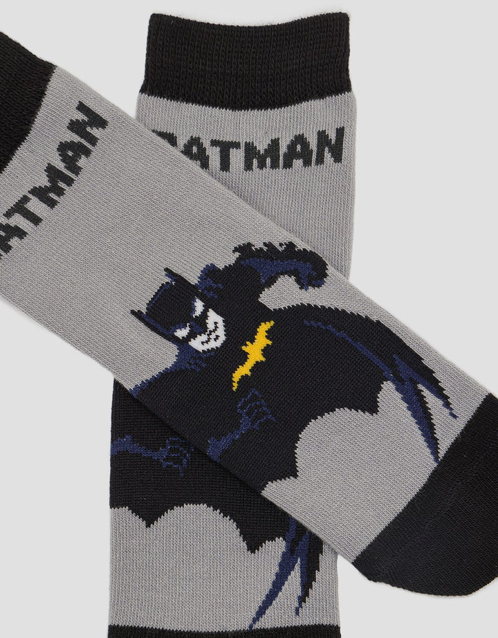 Kidz Too Batman Print Kaus Kaki Anak Laki-Laki