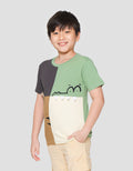 Little M Jungle Applique Kaos Lengan Pendek Anak Laki-Laki
