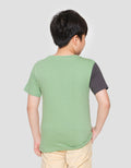 Little M Jungle Applique Boys Short Sleeve T-Shirt