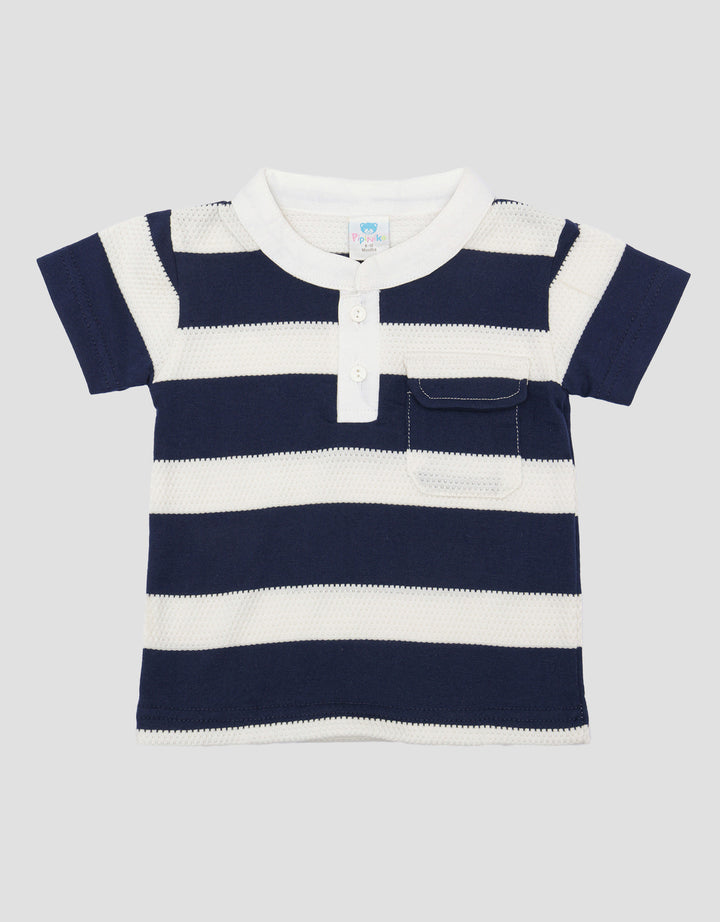 Pipiniko Henley Text Kaos Anak Laki-laki