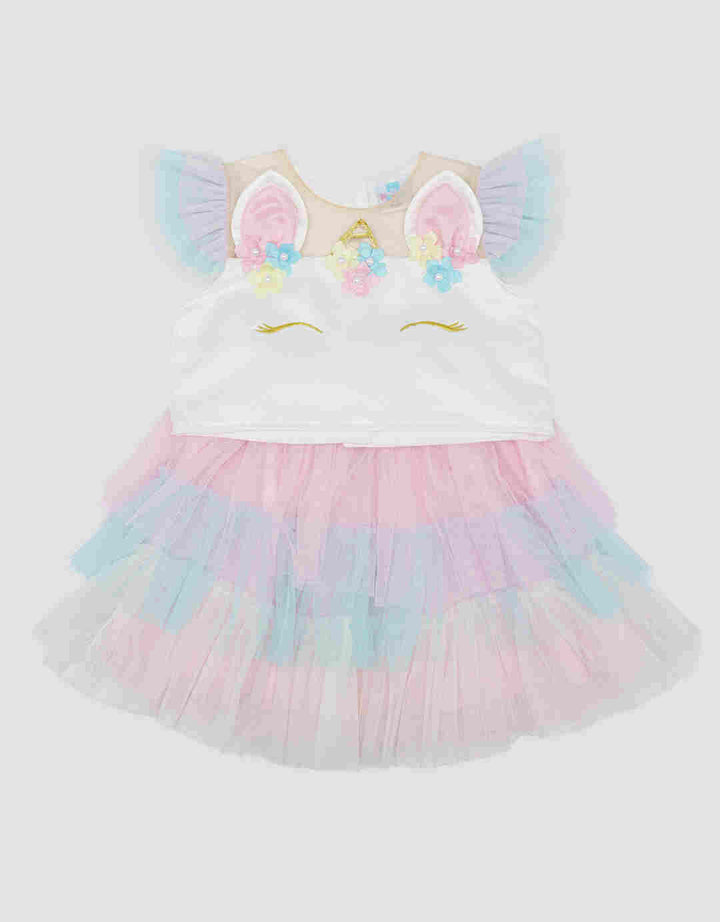 Pipiniko Party Unicorn Pakaian Setelan Anak Perempuan