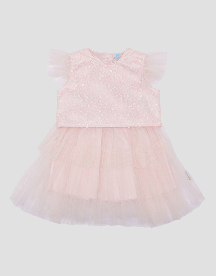 Pipiniko Party Sequin Pakaian Setelan Anak Perempuan