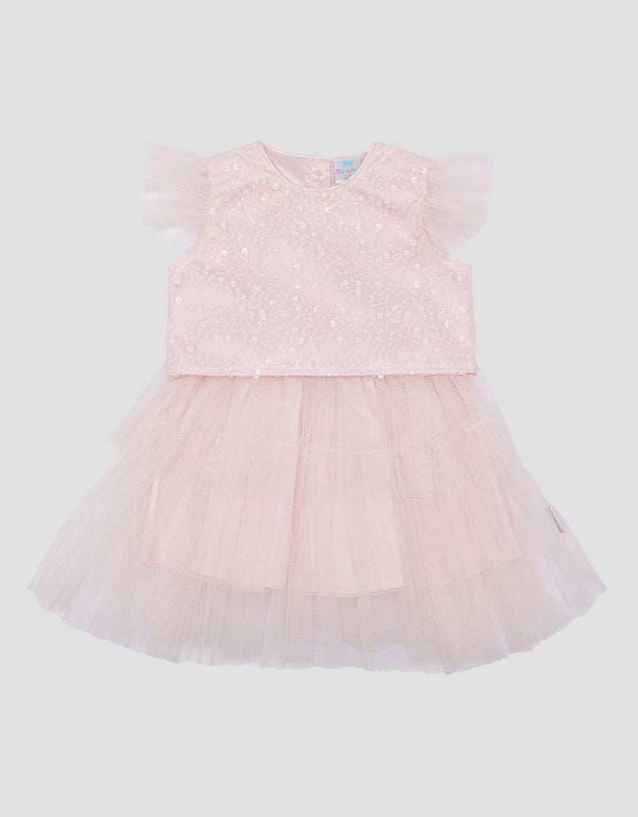 Pipiniko Party Sequin Pakaian Setelan Anak Perempuan