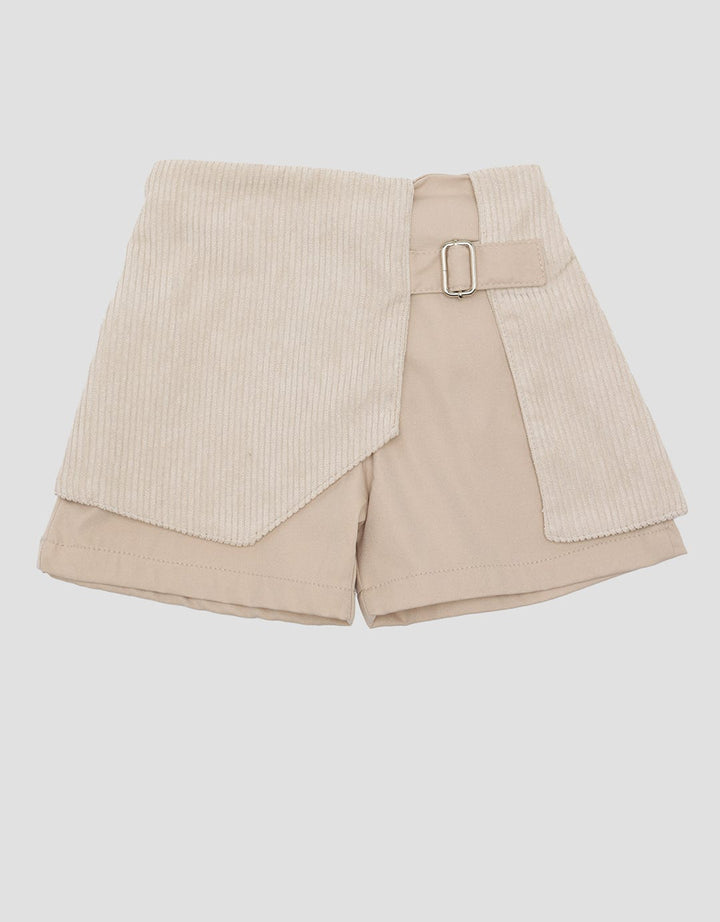 Pipiniko Cord Combi Skort Anak Perempuan