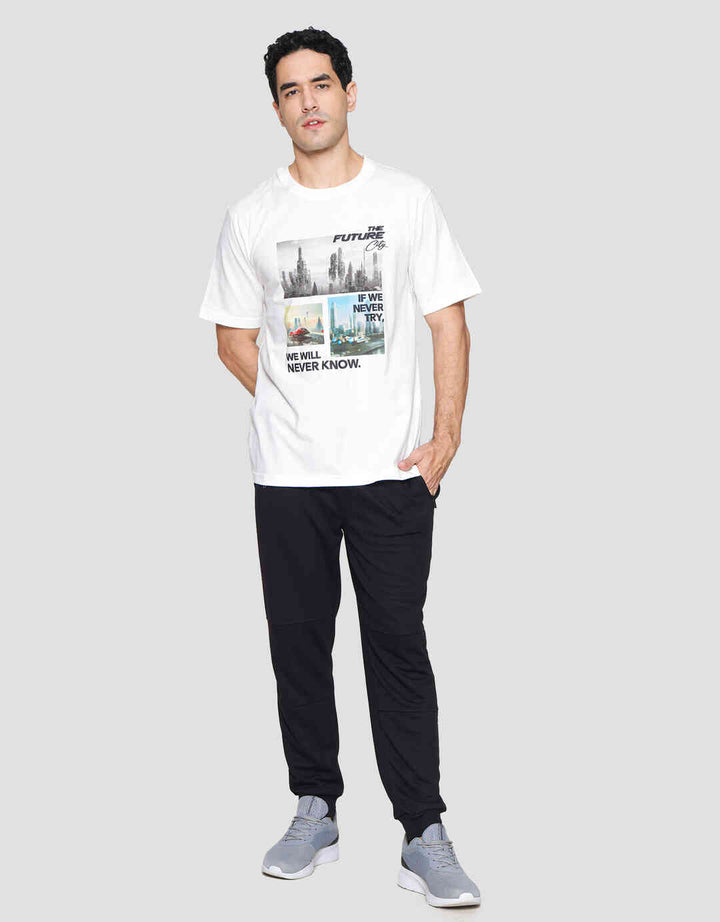 Nevada Photoprint Futuristic Kaos Lengan Pendek Pria