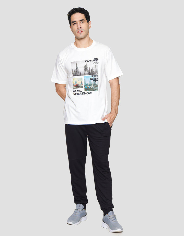 Nevada Photoprint Futuristic Kaos Lengan Pendek Pria