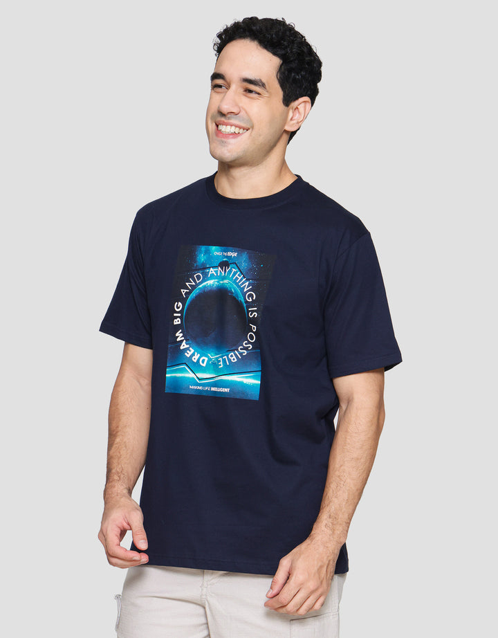 Nevada Photoprint Futuristic Kaos Lengan Pendek Pria
