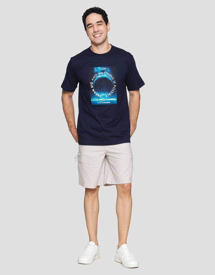 Nevada Photoprint Futuristic Kaos Lengan Pendek Pria