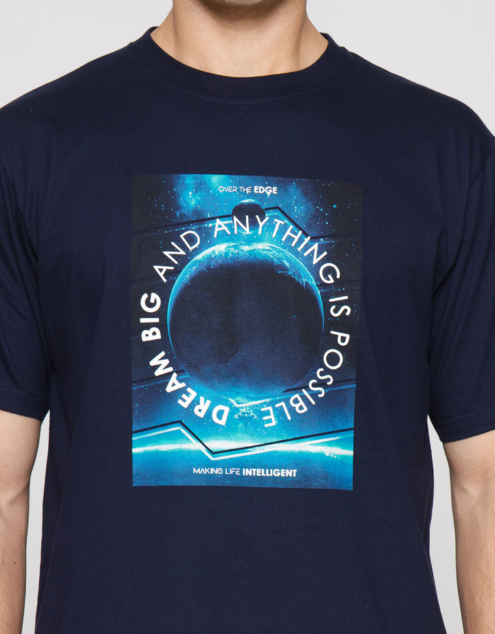 Nevada Photoprint Futuristic Kaos Lengan Pendek Pria