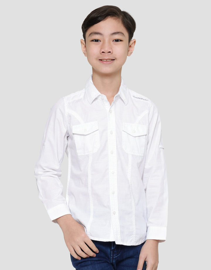 Cardinal Kids Boy Double Pocket Kemeja Anak Laki-Laki