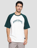 Nevada Raglan Wording Two Tone Men's T-Shirt