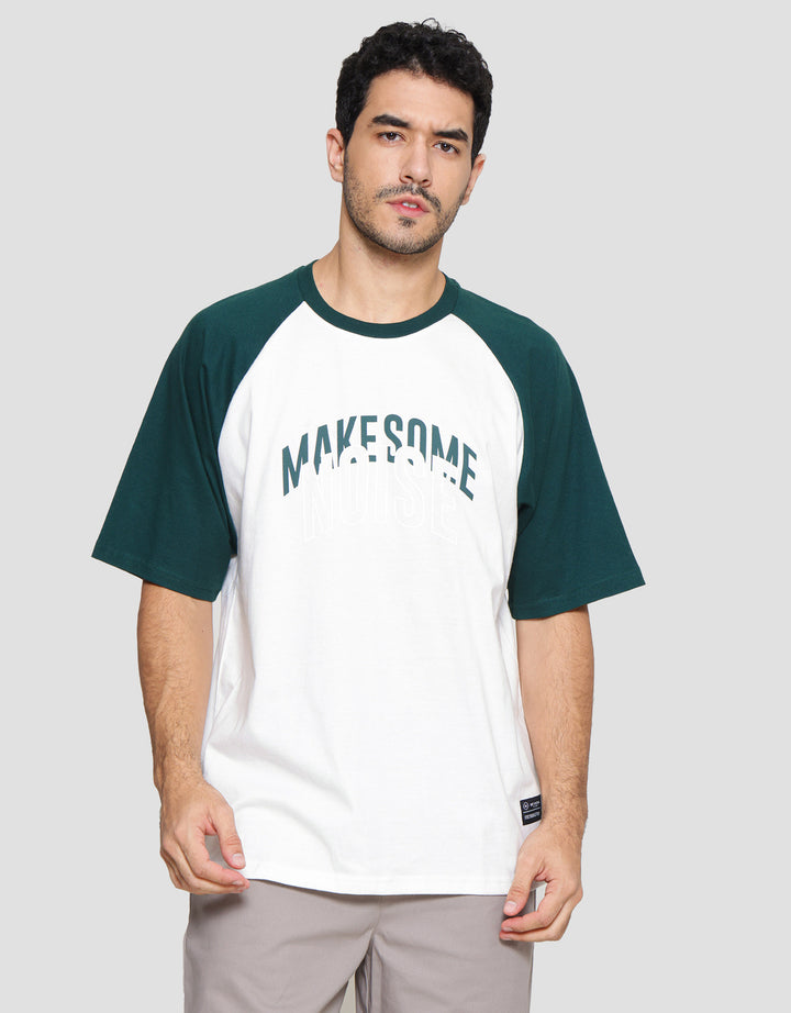 Nevada Raglan Wording Two Tone Men's T-Shirt