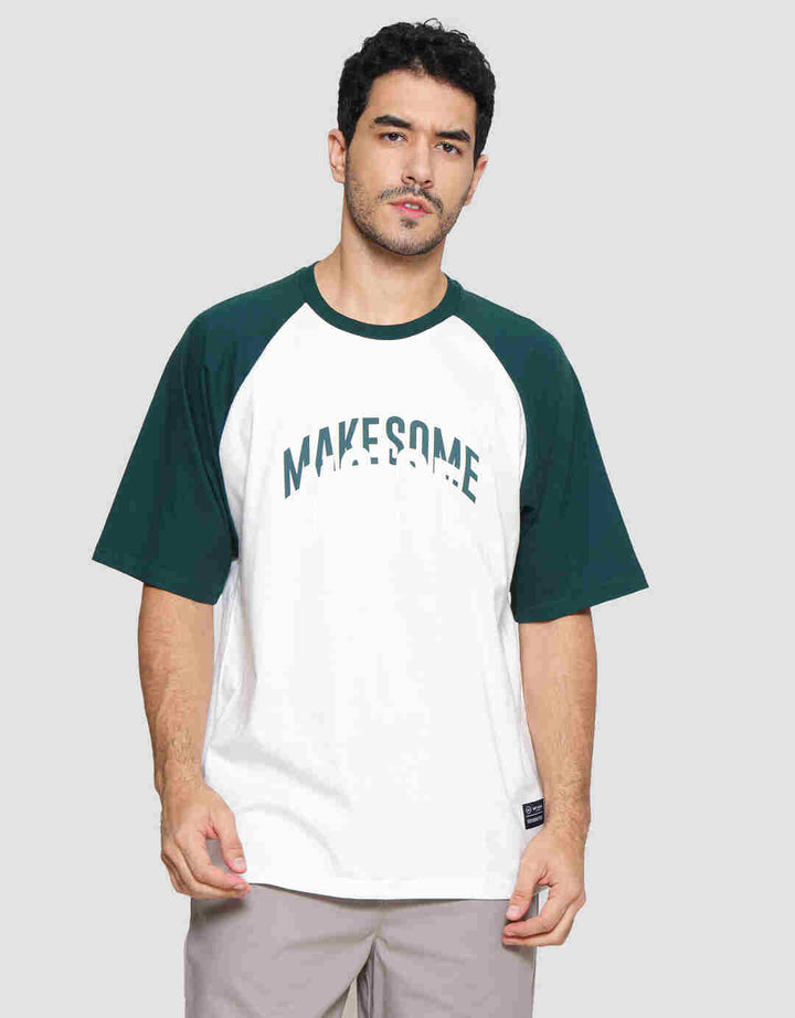Nevada Raglan Wording Two Tone Kaos Pria