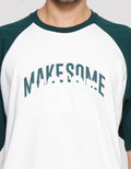 Nevada Raglan Wording Two Tone Men's T-Shirt
