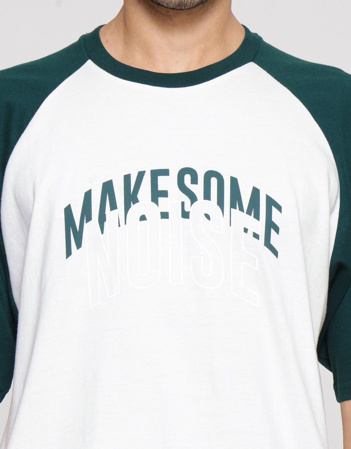 Nevada Raglan Wording Two Tone Men's T-Shirt