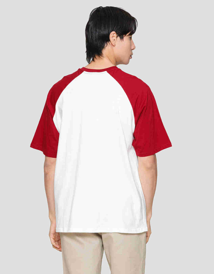 Nevada Raglan Wording Two Tone Kaos Pria