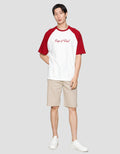 Nevada Raglan Wording Two Tone Men's T-Shirt