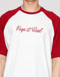 Nevada Raglan Wording Two Tone Men's T-Shirt