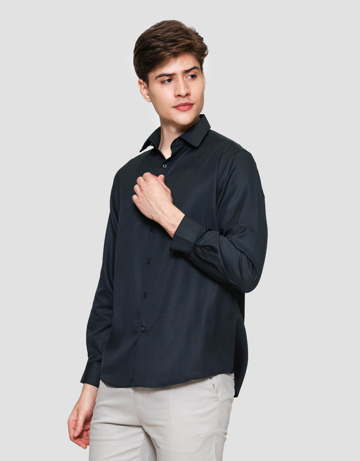 Cole Checks Regular Houndstooth Cvc Kemeja Pria