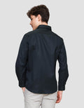 Cole Checks Regular Houndstooth Cvc Kemeja Pria