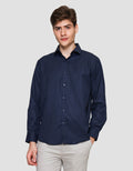 Cole Checks Regular Houndstooth Cvc Kemeja Pria