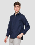 Cole Checks Regular Houndstooth Cvc Kemeja Pria