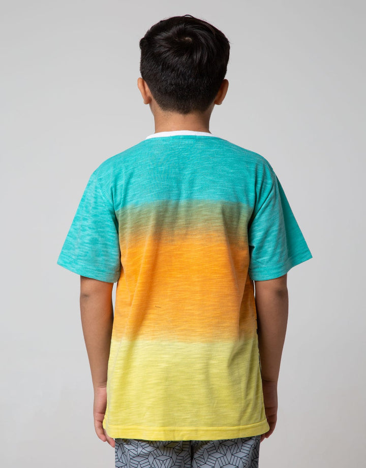 Aero Kids Short Sleeve Printnofloc Regular Slub California Vibes