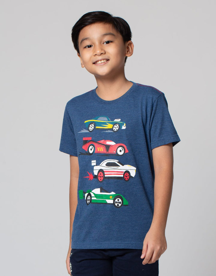 Aero Robot Print Kaos Anak Laki-Laki