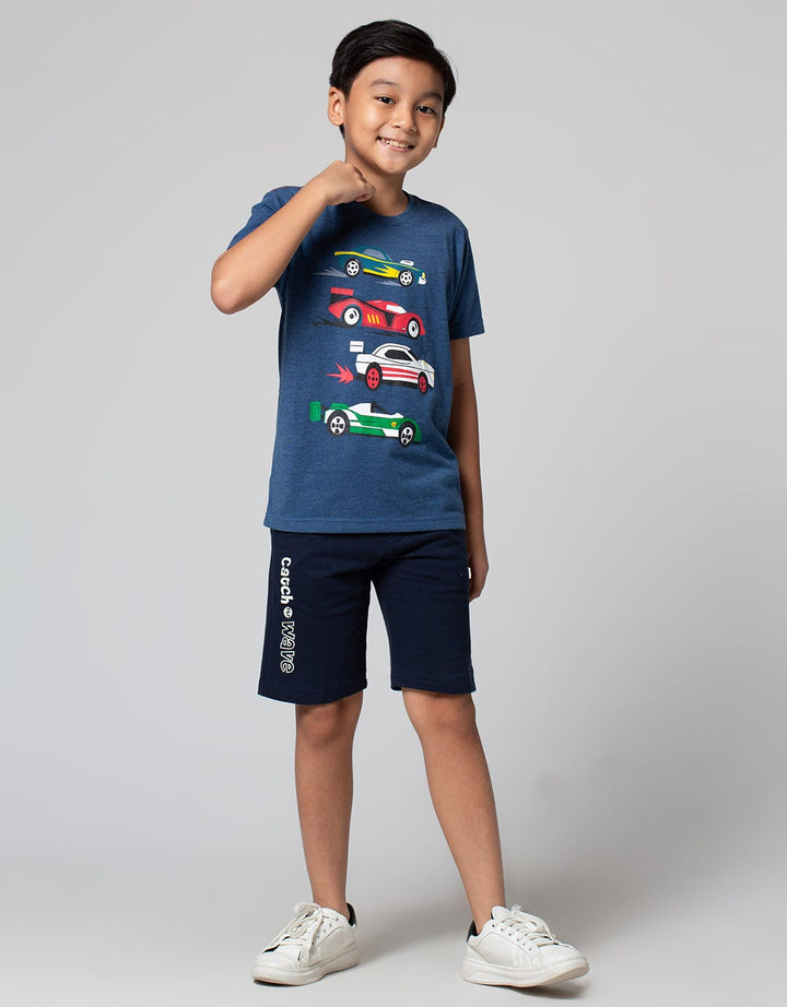 Aero Robot Print Kaos Anak Laki-Laki