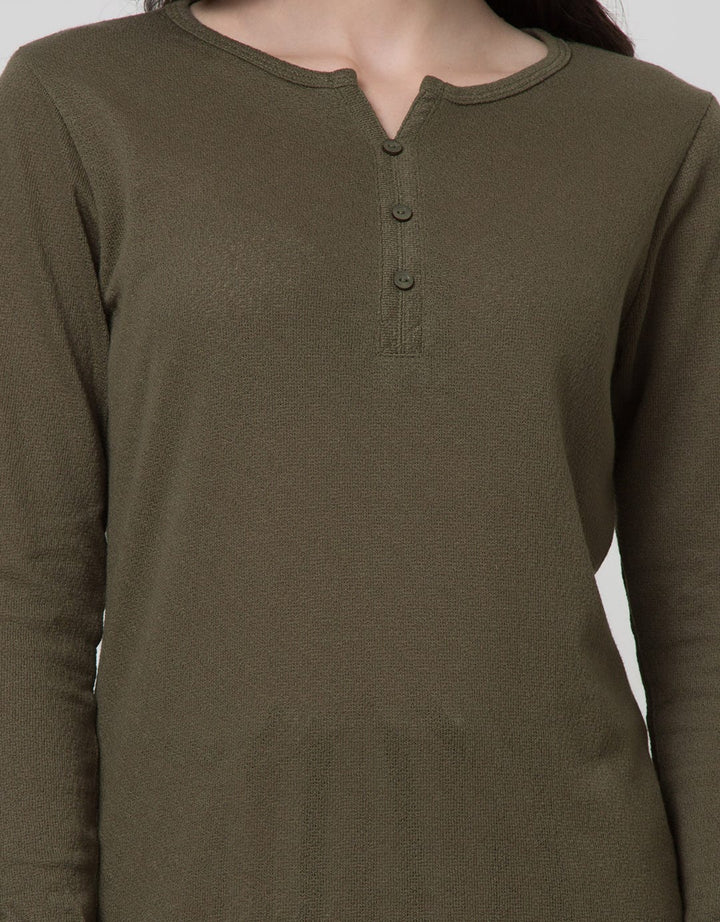 LS V BUTTONS LEATHER J
