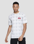 Disney Print Mickey Mouse Face Kaos Pria
