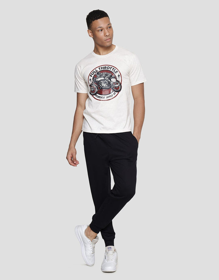 T Zone Print Motor Series Full Throttle Men's T-Shirt